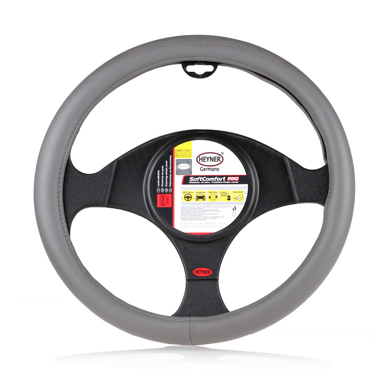 Чохол на кермо Soft Comfort PRO M 37-39 см Heyner 603 200 сірий, фото 1