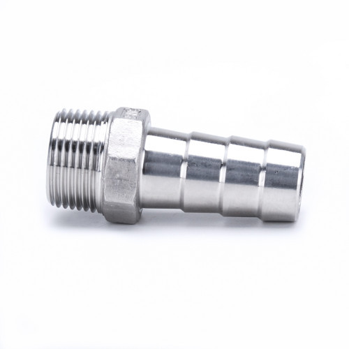 Штуцер шланговий неіржавкий DN20*20 AISI304