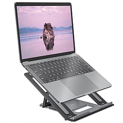 Підставка для ноутбука планшета HOCO Excellent aluminum alloy folding laptop stand PH37 Темно-сірий