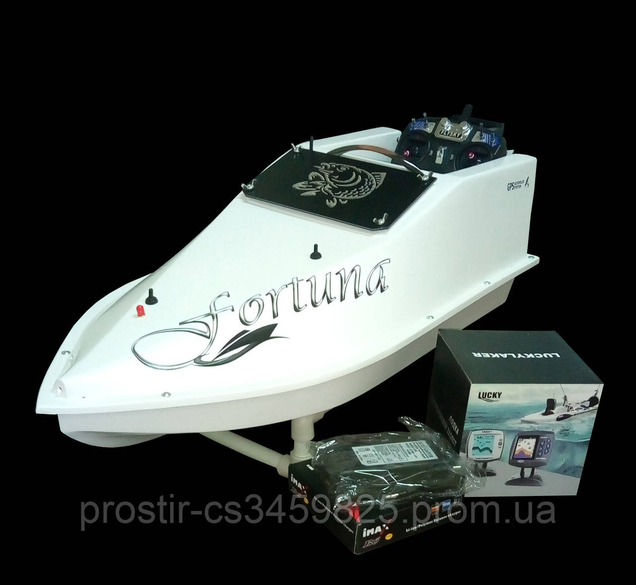Кораблик для прикормки Фортуна (27000 mAh) с GPS автопилотом maxi - фото 6 - id-p1364076859