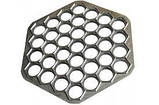 Пельменниця алюмінієва кругла на 37 виробів, форма для пельменів, фото 2