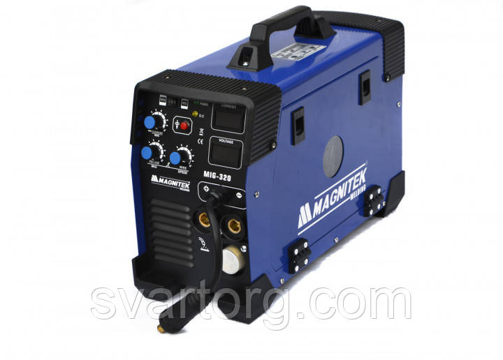 Зварювальний напівавтомат інвертор Magnitek MIG 320 3 в 1 (MIG/MAG/MMA/TIG), фото 1