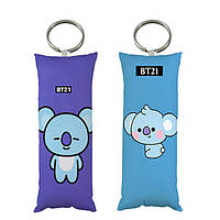 Брелок мини-дакимакура Коя BTS BT21 4*10 см (br0075)