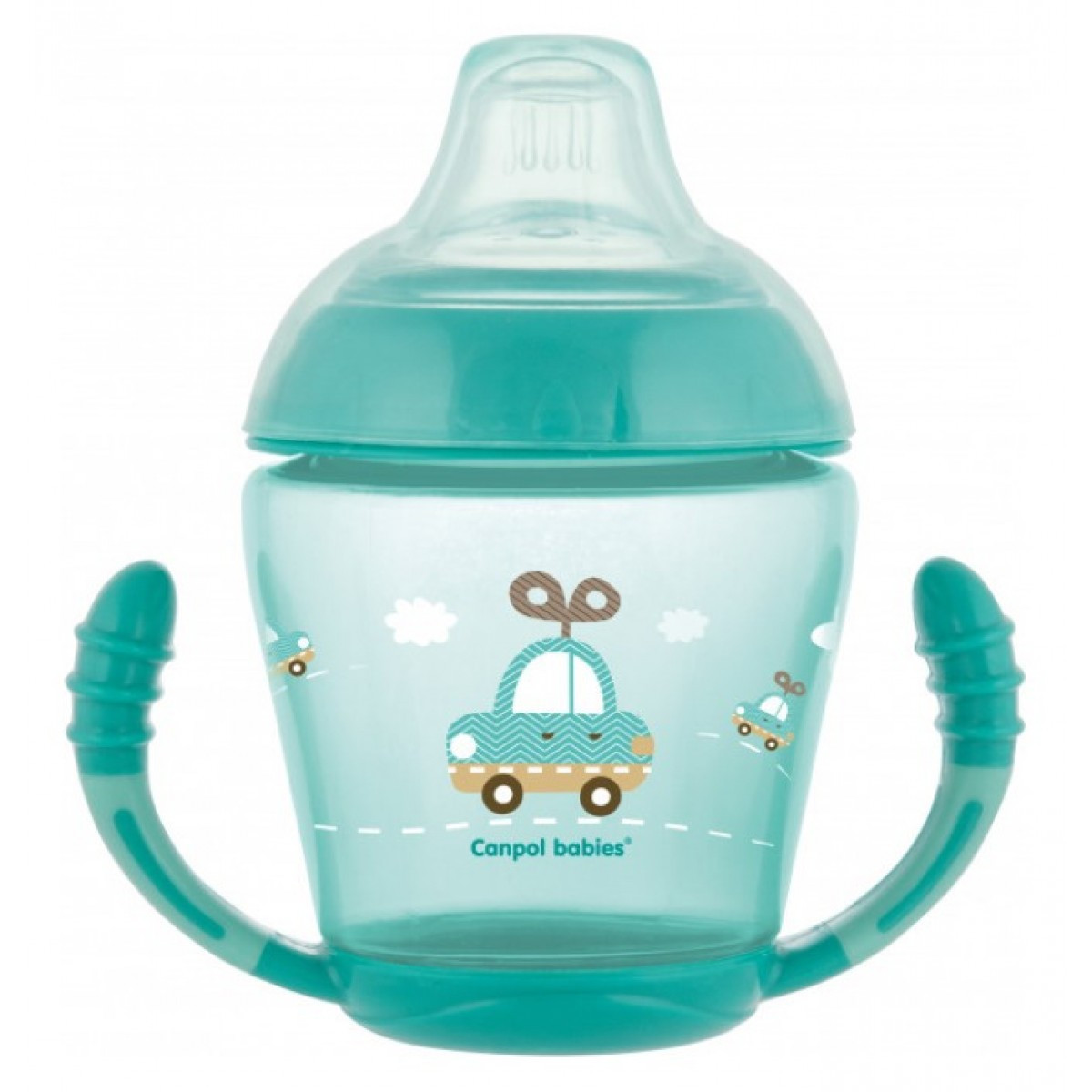 Canpol babies Кружка непроливайка з м'яким яким силіконовим носиком 230 мл Toys - синя