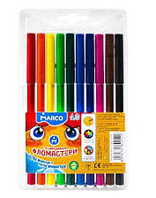 Фломастери Marco Super Washeble 10 кольорів 1690-10, 802122