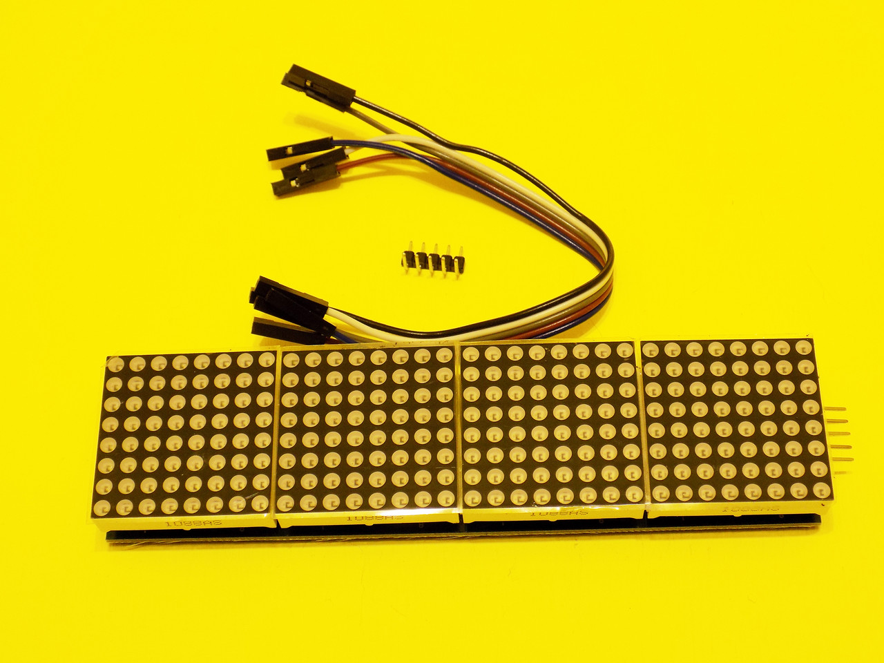 Матричний модуль СИНІЙ 8x8LED*4шт. MAX7219 SMD