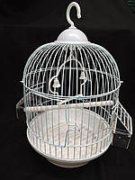 Клітка переноска для птахів, біла Ф23х35см