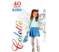 Детские колготки гладкие Colette kids 40 den Fumo темно- серый 140- 146 / 10-11 лет