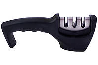 Механическая точилка для кухонных ножей Черная (EL-1305)