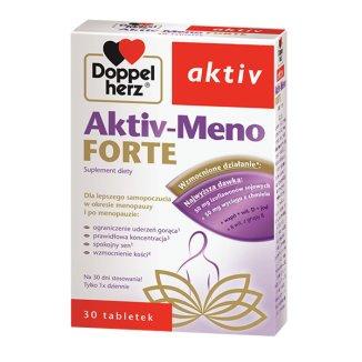 Doppelherz Aktiv, Meno Forte з ізофлавонами сої, екстрактом хмелю, вітамінами B, D, 30 капсул