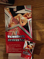 Жіночий збудник Valentine'sa desires liquid 9 порцій. 1 порція 150 грн.