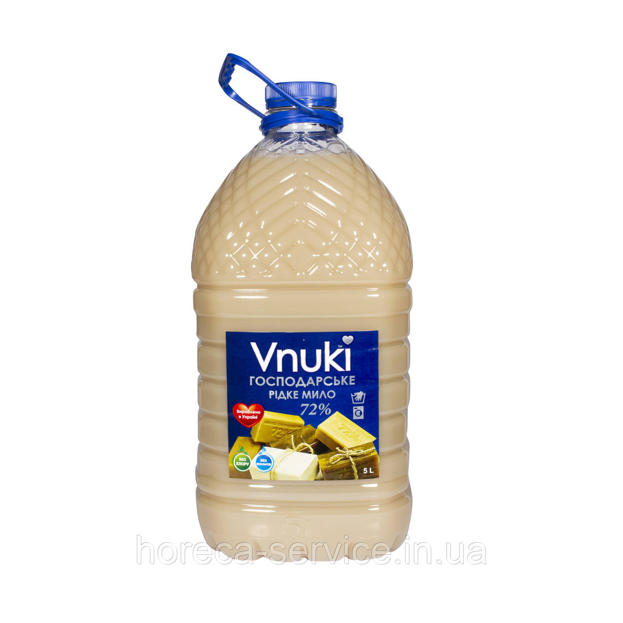 Рідке господарське мило 72% Vnuki 5 л.