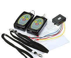 Пульт для лебідки універсальний бездротовий (х2) 12/24 вольт посилений дальнього радіусу дії