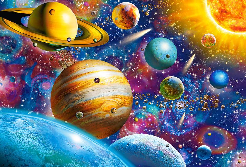 Пазли Castorland 1000 елементів (68 x 47 см) Сонячсистема, фото 1