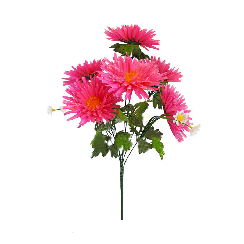 Штучні квіти Букет Гербери, 7 голів, 540 мм кольори мікс, фото 1