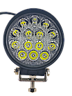 LED кругла фара 42W, 14 ламп, широкий промінь 10/6000K 30V, фото 6