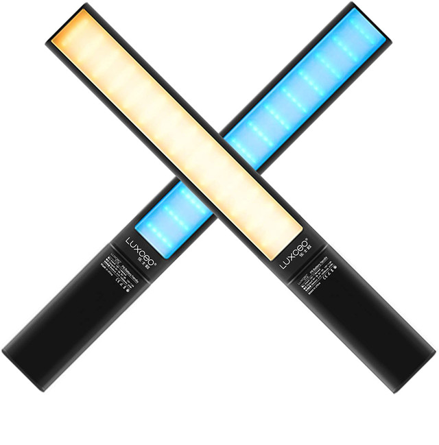 Портативная светодиодная RGB лампа LUXCEO, возможность работы как PowerBank