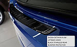 Защитная накладка на задний бампер для Skoda Octavia IV NX Liftback 2020+ /нерж.сталь/, фото 8
