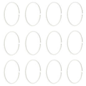 IKEA HASSJÖN Кільце для фіранки для душу, біле (004.660.08)