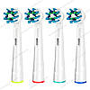 EB50A (4 штуки), насадки для електричної зубної щітки Cross Action, фото 2