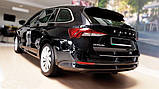 Накладки на отвори порогів дверей для Skoda Octavia IV NX 2020+ /нерж.сталь/, фото 9