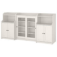 IKEA HAUGA Книжный шкаф, белый (893.886.44)