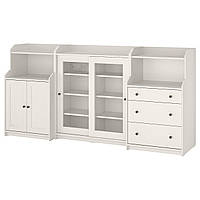 IKEA HAUGA Книжный шкаф, белый (293.886.42)