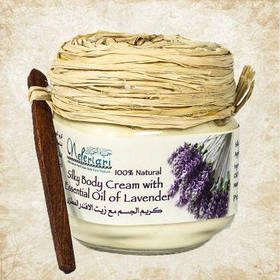 Натуральний крем-олія для тіла лавандовий Nefertari 100% natural cream with oil of Lavender Нефертарі Єгипетський