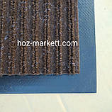 Килимок 90 х 150 см коричневий брудозахисний кілім, фото 5
