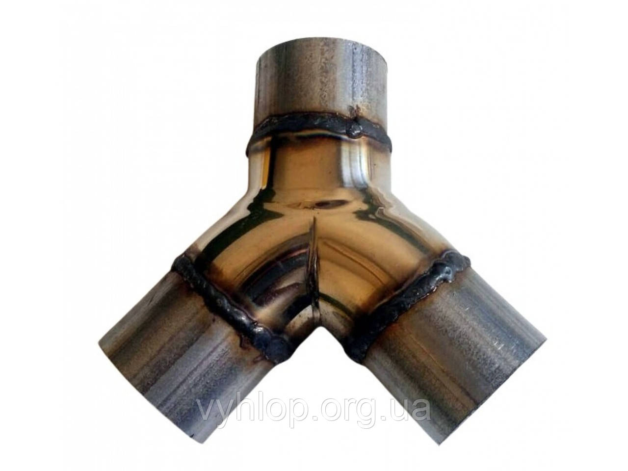 Y-pipe-розгалужувач діаметр 60, неіржавка сталь/