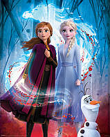 Постер плакат "Холодное Сердце 2 (Управляемый Дух) / Frozen 2 (Guided Spirit)" 40x50см (ps-002579)