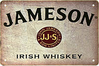 Металлическая табличка / постер "Джемесон / Jameson (Irish Whiskey)" 30x20см (ms-002473)