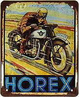 Металева табличка / постер "Horex Motorrad Moped OVP" 18x22см (ms-002374)