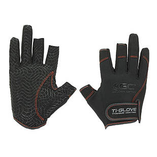 Рибальські рукавички Golden Catch Titanium 3-Cut TW-301