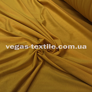 Кулірка тканина стрейч Пен'є Гірчичний (180 г/м2 Туреччина)