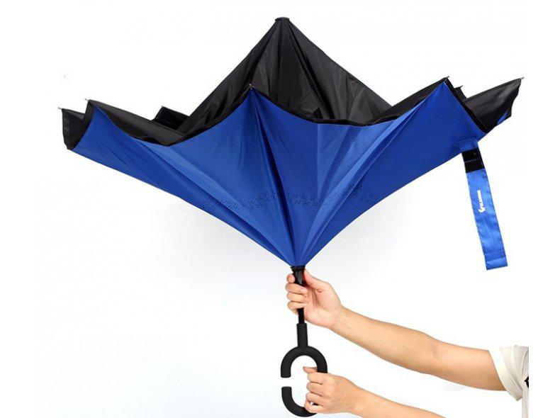 Up-brella - парасольку "навпаки" тростина подвійна РОЗПРОДАЖ