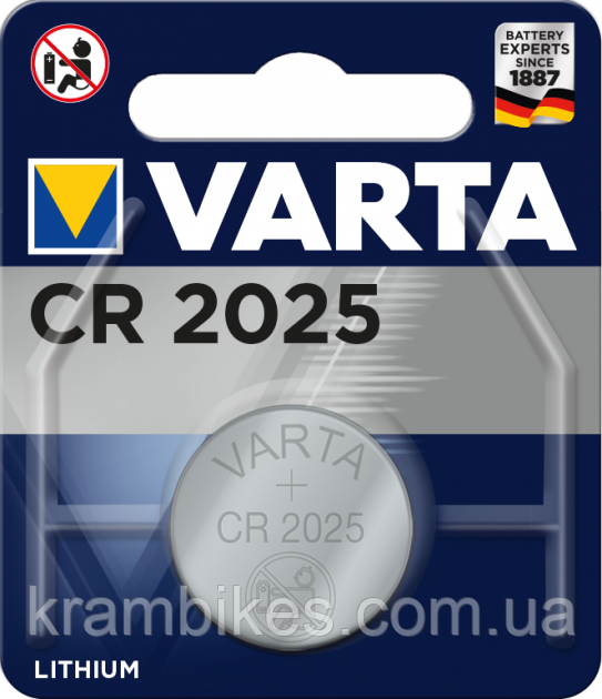 Батарейка Varta CR 2025 lithium