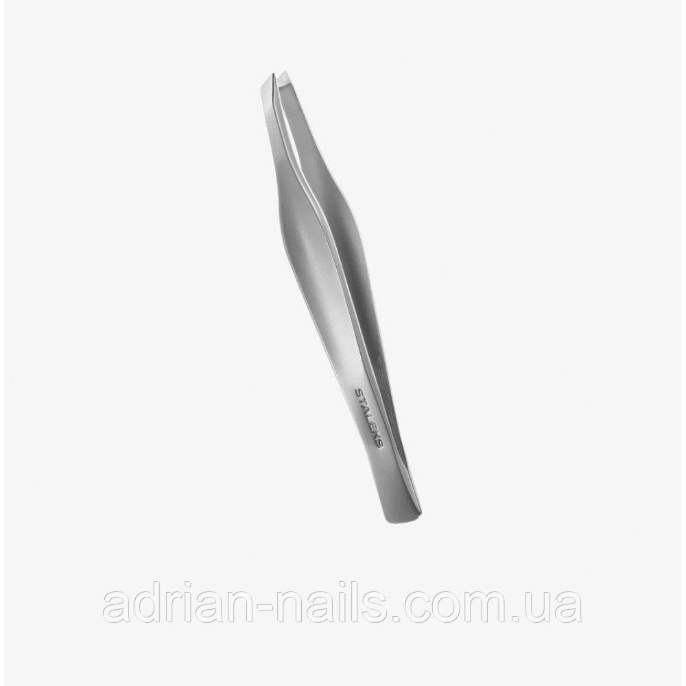 Пінцет для брів Staleks Beauty&Care 30 Type 3 (широкі скошені крайки)