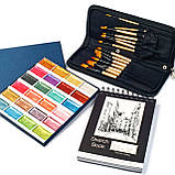 Альбом для скетчингу та малювання на спіралі формат паперу А5 250 г\м2 для 50 аркушів, Відеоогляд!, фото 6