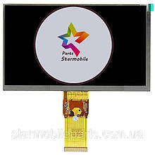 Дисплей для планшета Nomi C07001, 7"" 50 pin, шлейф 65 мм, розмір 164*97*3 мм, (1024*600)