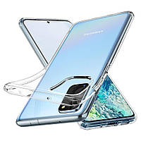 Прозорий силіконовий чохол на Samsung Galaxy S20 Plus