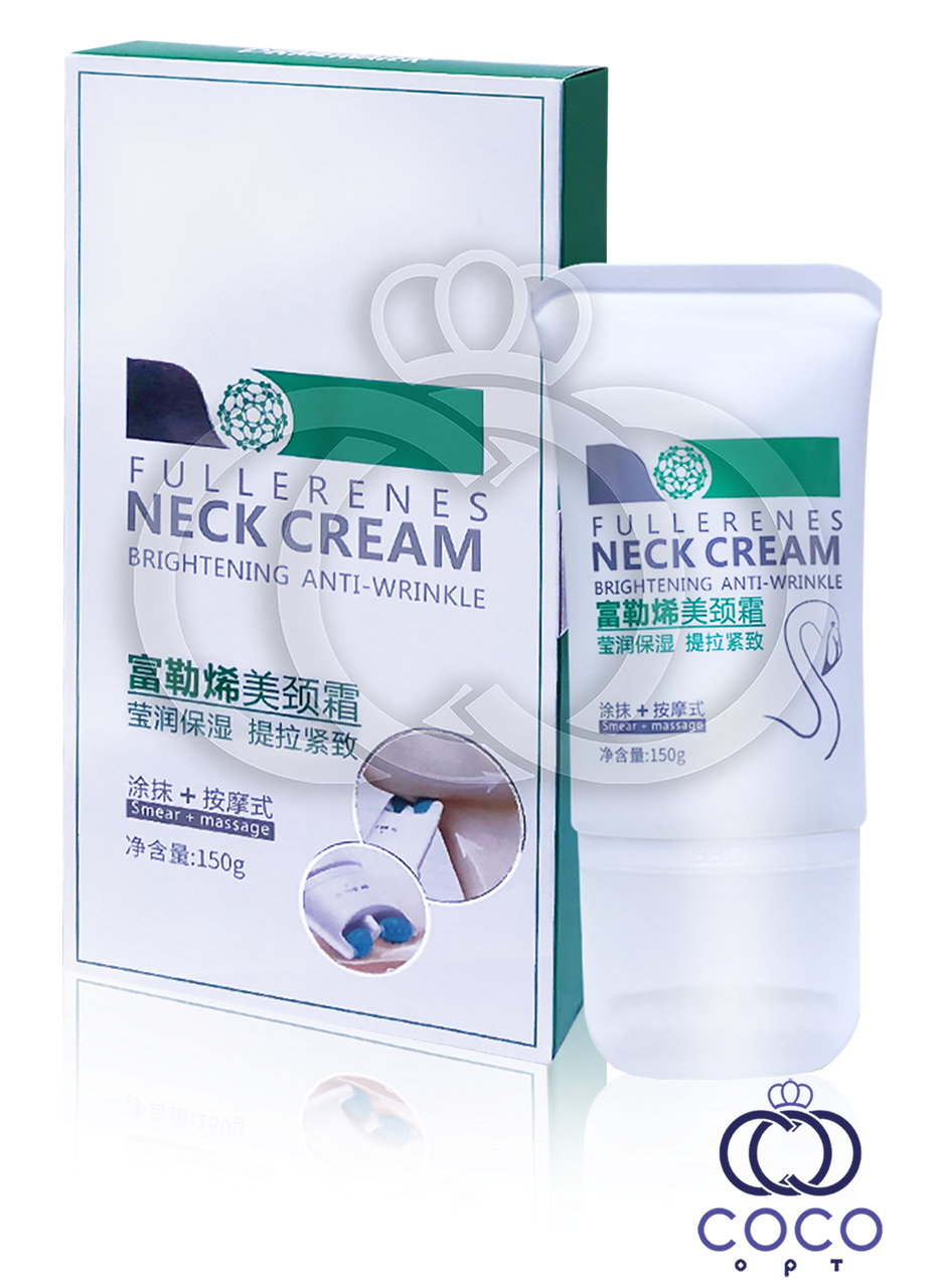 Крем для шиї з масажними роликами Fullerenes Neck Cream з фуллереном БЕЗ ПЛІВКИ