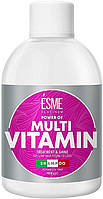 Шампунь для ослабленных волос с комплексом витаминов Esme multi vitamin 1 л