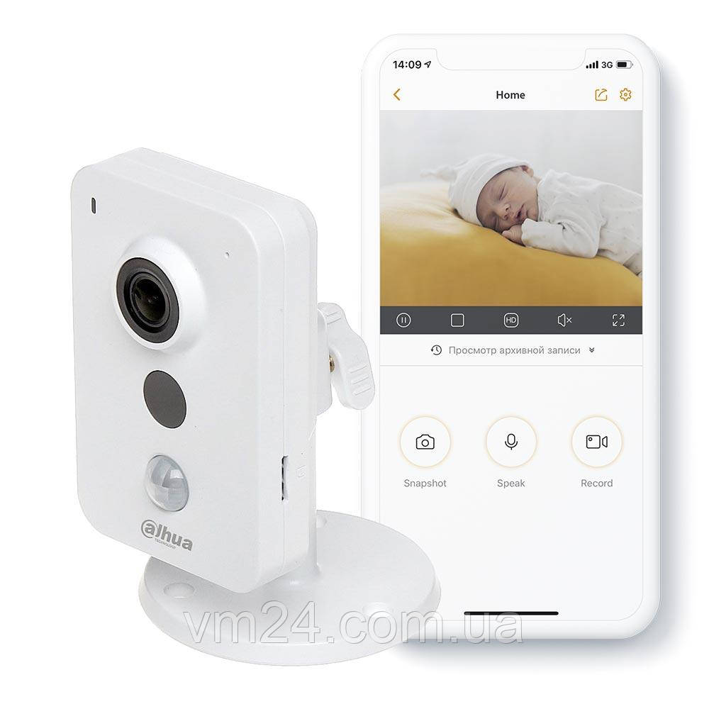 IP-відеокамера з Wi-Fi  Dahua 4 Мп  IPC-K42P з вбудованим мікрофоном  Dahua +подарок microSD 32GB