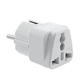 Перехідник Atcom White, UK/US, фото 3