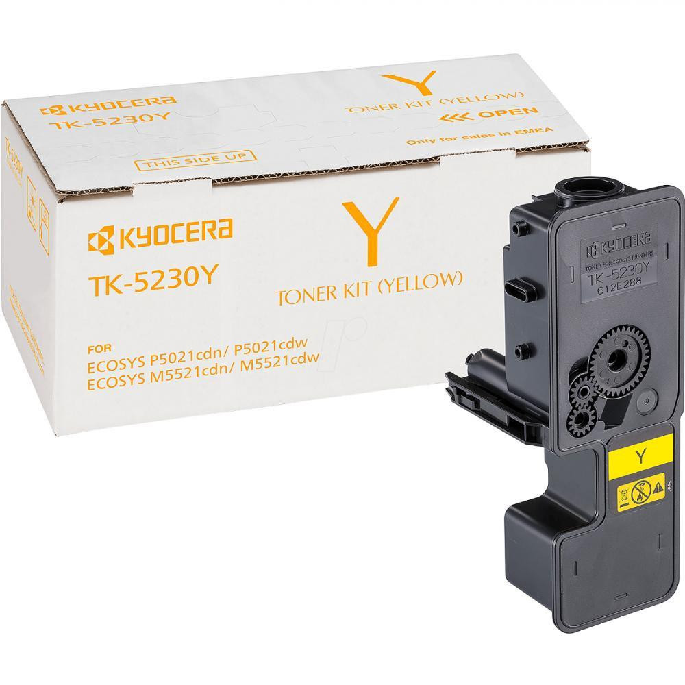 Тонер TK-5230Y (M5521cdn/cdw, P5021cdn/cdw)