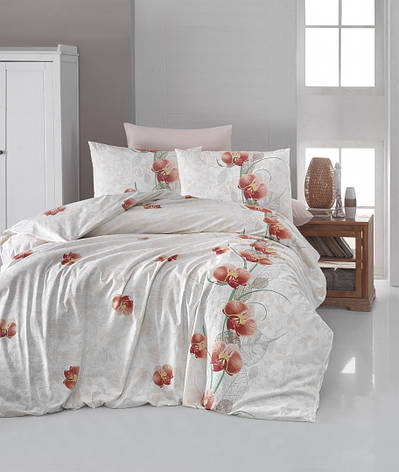 Комплект постільної білизни First Choice Ranforce "Leora Somon" R 176, фото 1