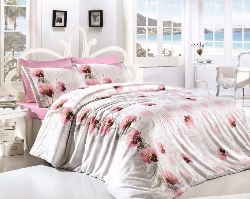 Комплект постільної білизни First Choice Ranforce "Leora Pembe" R 181