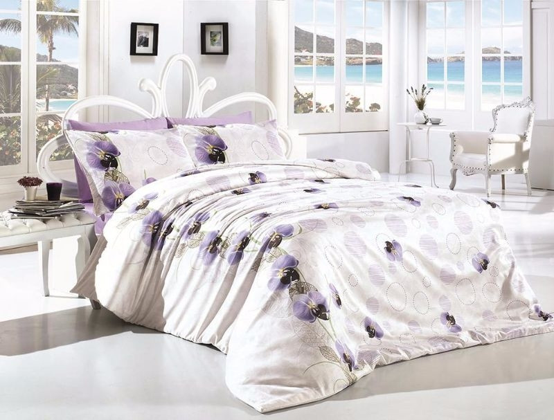 Комплект постільної білизни First Choice Ranforce "Leora Lila" R 186