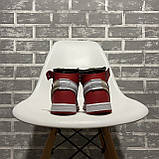 Чоловічі кросівки Nike Air Jordan 1 Red x Off White, чоловічі кросівки найк аїр джордан 1, фото 9